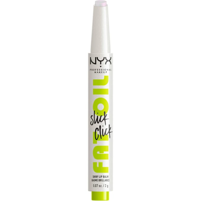 NYX Professional Makeup Fat Oil Slick Click - Main Character - lippenbalsem - glitter transparant - 2g