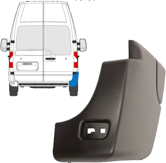 Achterbumper hoek voor Opel Movano 2010-2021 / Rechts