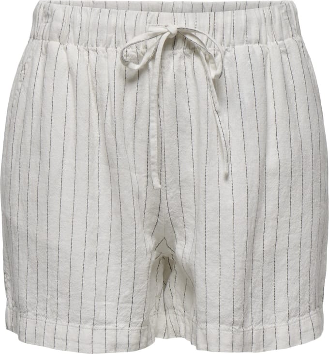 ONLY - ONLCARO MW LINEN B PULL-UP SHORTS CC PNT - Dames - Bermuda shorts