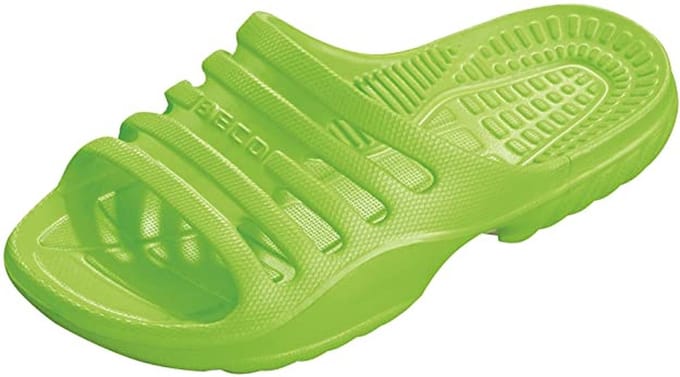 BECO Badslippers - Junior - Eva - Groen - Maat 30