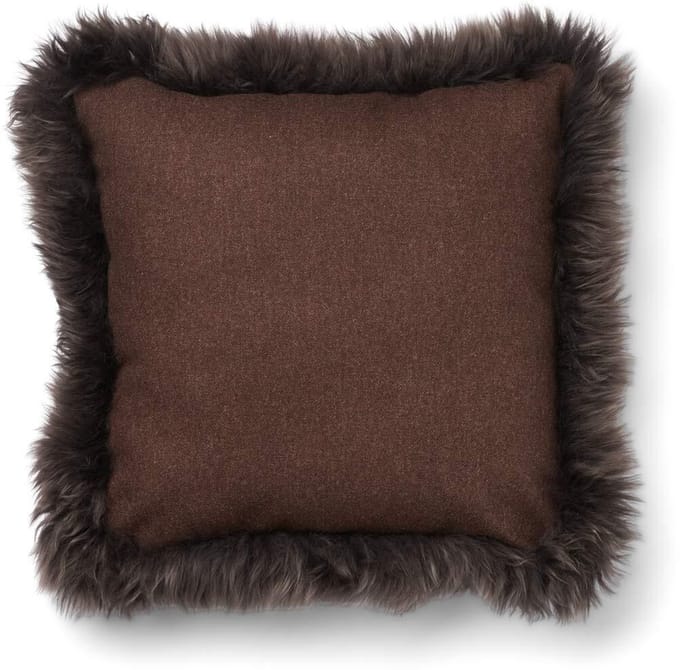 Sheepskin House - Wollen Kussen - LW rand - 52x52 cm