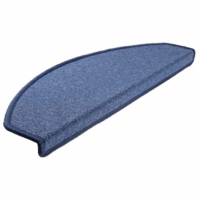 vidaXL - Trapmatten - 20 - st - 65x24x4 - cm - Blauw - Halfrond - Groot
