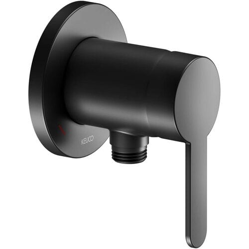 Keuco IXMO Flat Black Selection concealed single lever shower mixer, with hose connection, round 59552370301