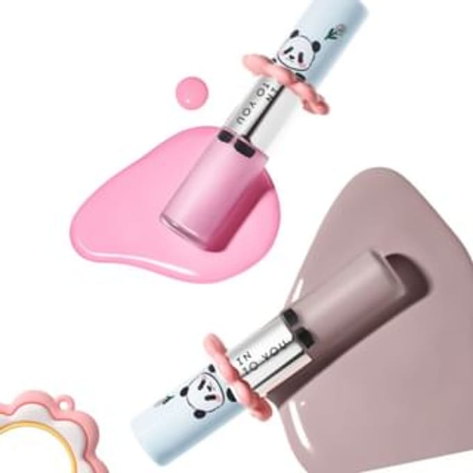 INTO YOU - M Lan Panda Blush & Highlight Duo - 4 Colors #MLD03 Curious Pink