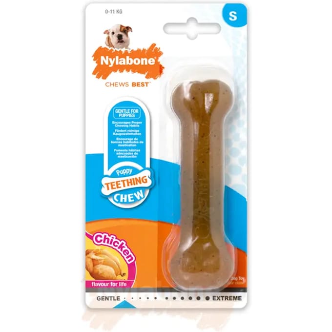 Hondenspeelgoed Nylabone Puppy - Bone Chicken XL