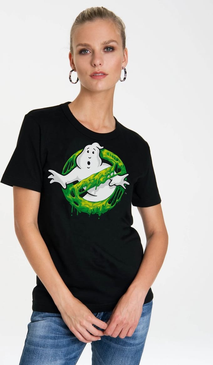 Logoshirt T-Shirt Ghostbusters Slime Logo