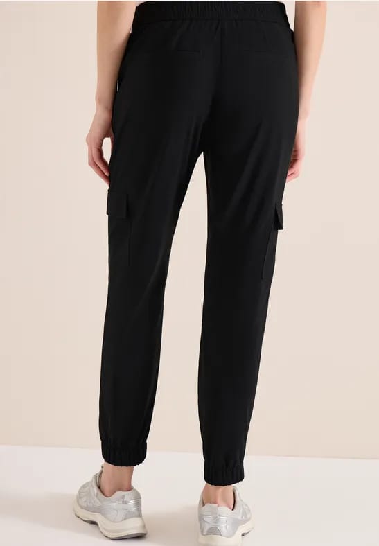 Mid Waist Slim Legs broek in cargo-look