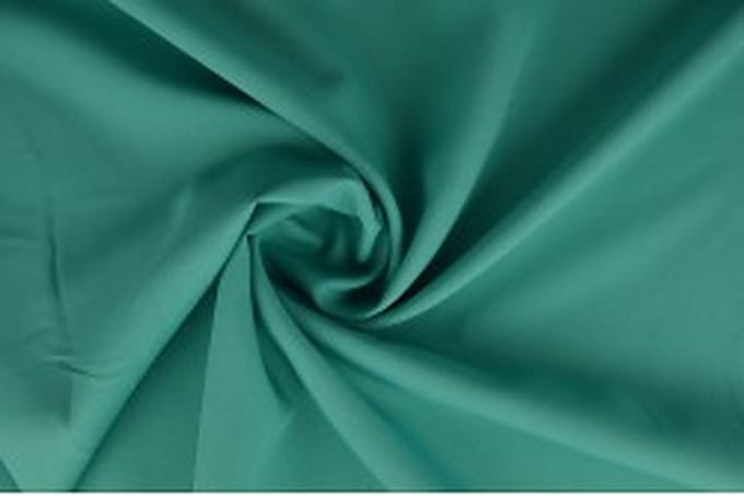 15 meter texture stof - Turquoise - 100% polyester