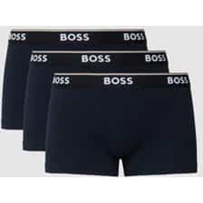 Boxershort met elastische band met logo in een set van 3 stuks