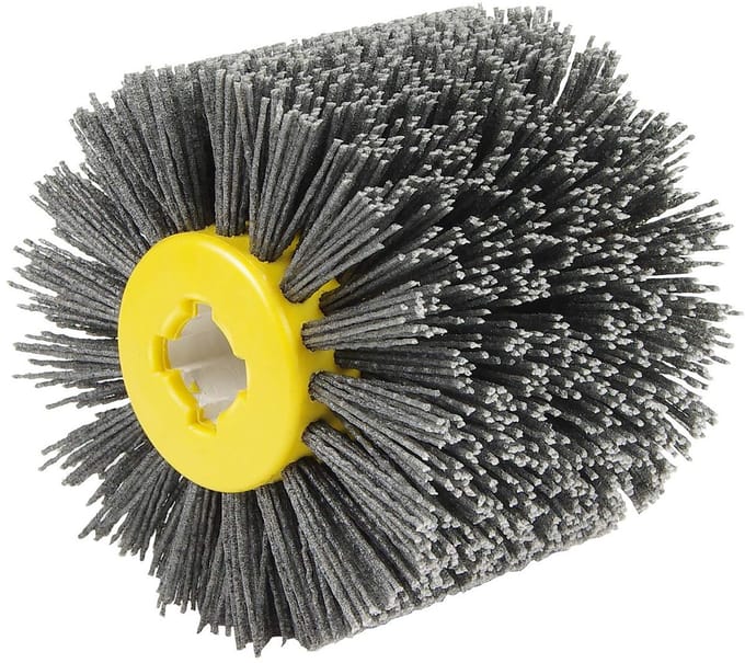 Polijstschijf met Nylon Borstel - 80 Grit, 120mm