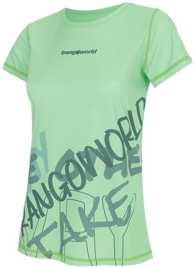 Trangoworld Laurel T-shirt Met Korte Mouwen Groen M Vrouw