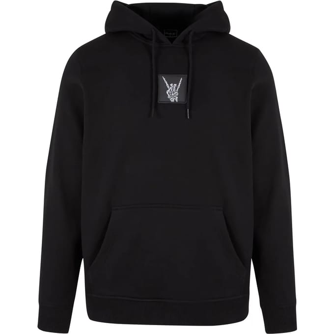 Mister Tee - Skelett Patch Hoodie/trui - S - Zwart