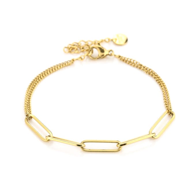 Bijoutheek Armband (sieraad) Twee Soorten Ketting Goud