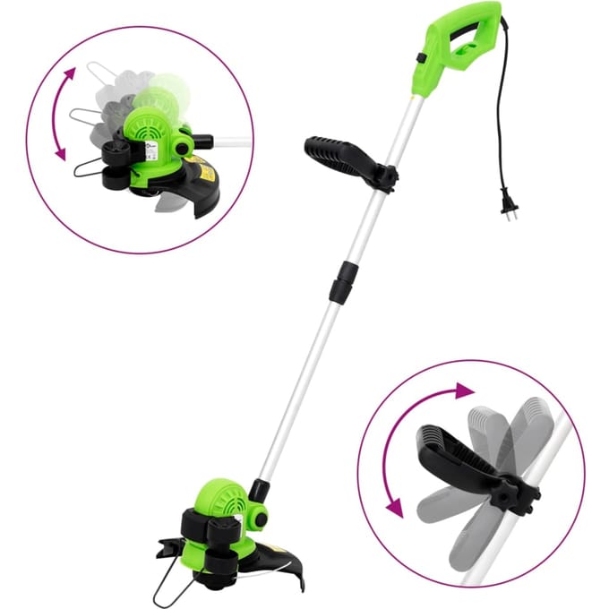 Vidaxl Elektrische Grastrimmer met Telescopische Steel, 29 Cm, 550 W