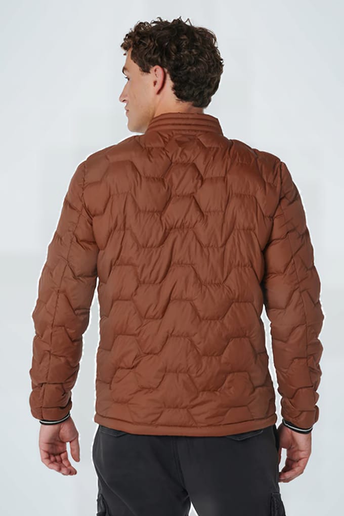 No Excess Jacket Short Fit Padded Brandy Size: XL | Winter Jackets Outlet | Heren | Bruin