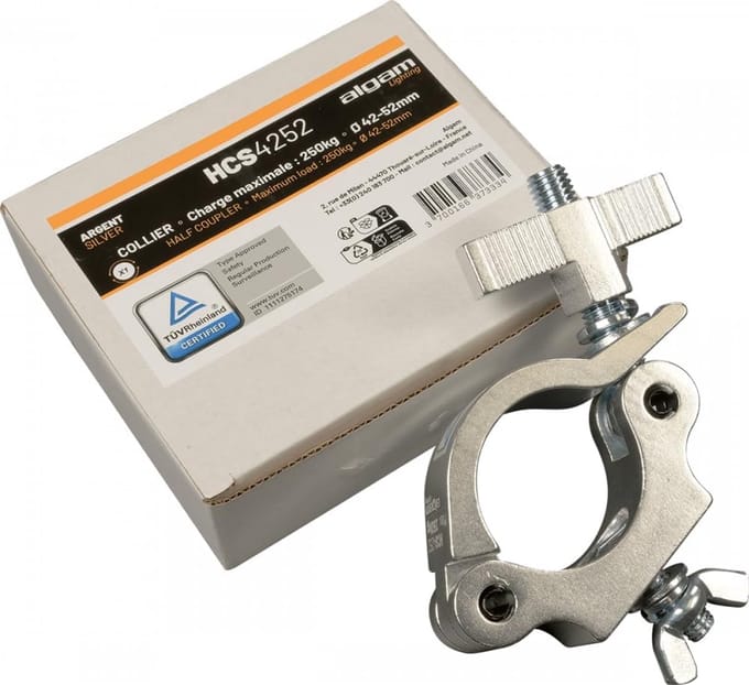 Ophangband voor frame - Bevestigingsklem - Podiumapparatuur - Verstelbare diameter - Max 250 kg - Aluminium