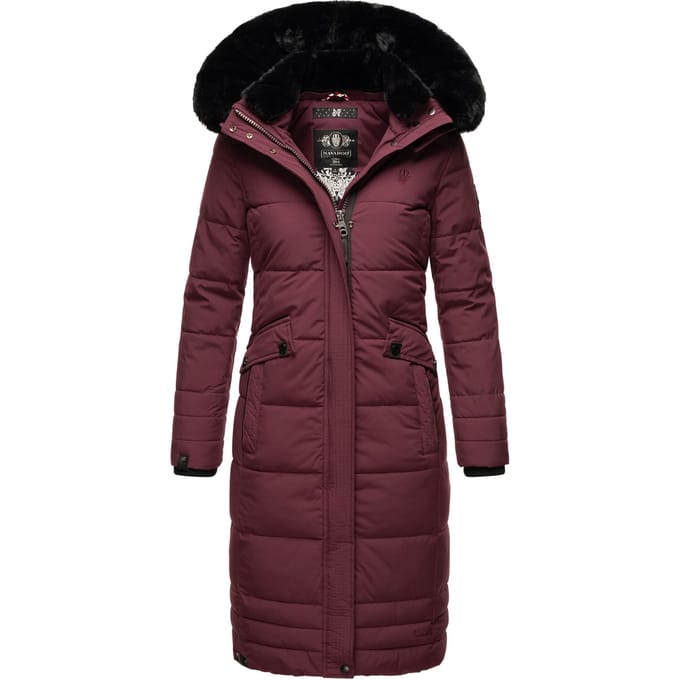 Navahoo Dames Winterjas Fahmiyaa – Lang, Warm & Functioneel met Capuchon