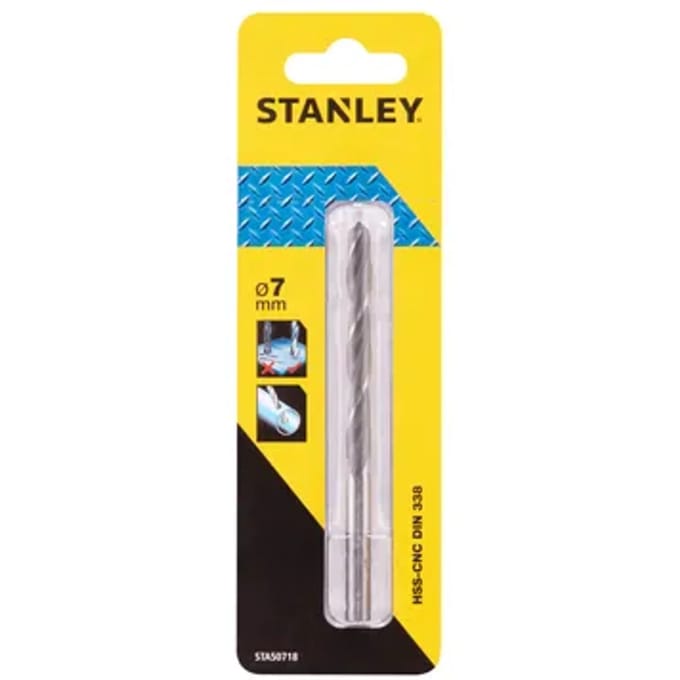 Stanley metaalboor 7 mm HSS-CNC STA50718