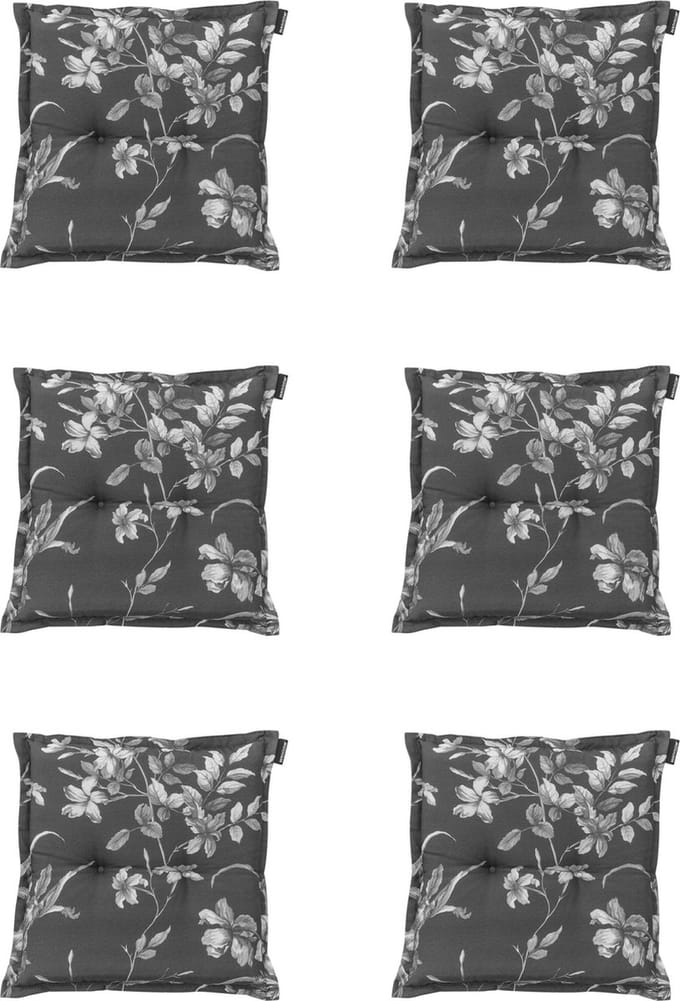 Madison - Zitkussens - Universeel - 6 st - 50x50cm - Rose Grey - Grijs