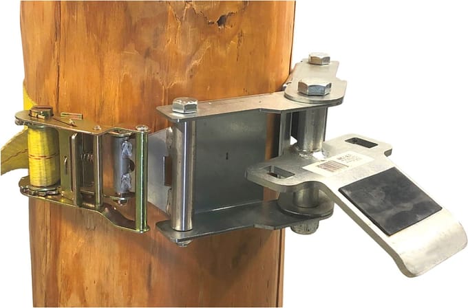 Portable winch boomhouder winch