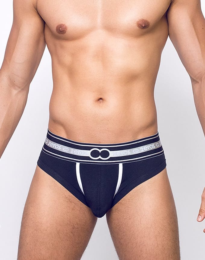 2EROS Heracles Brief Black - MAAT S - Heren Ondergoed - Slip voor Man - Mannen Brief