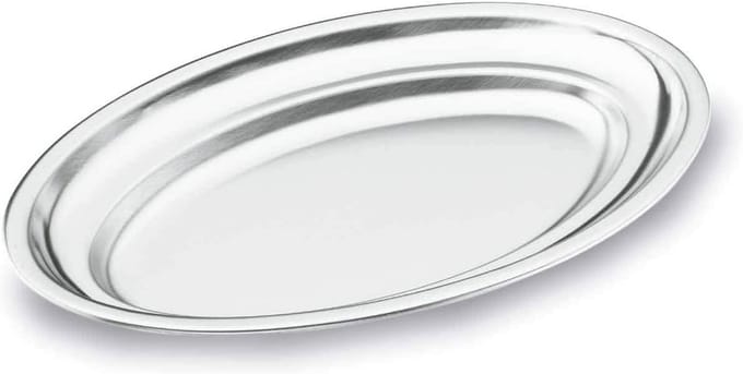 Ovale Fontein Schaal RVS 18/10