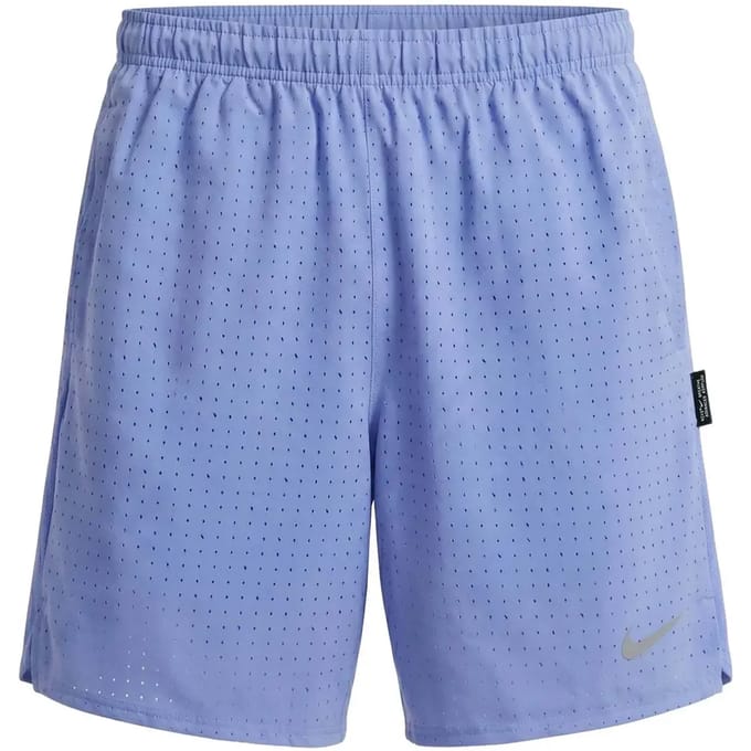 Nike dr-fit breathe challenger 7in 2-in-1 in de kleur blauw.