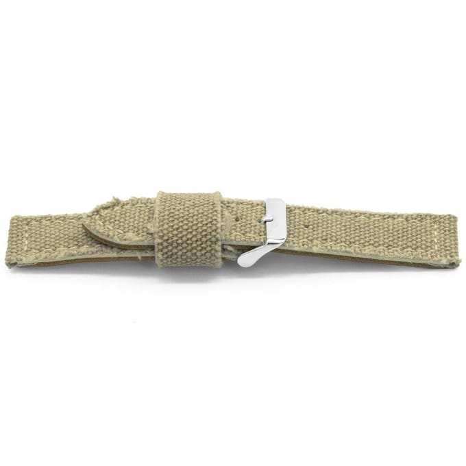 Horlogeband H852 Spyker Katoen Beige 22x22