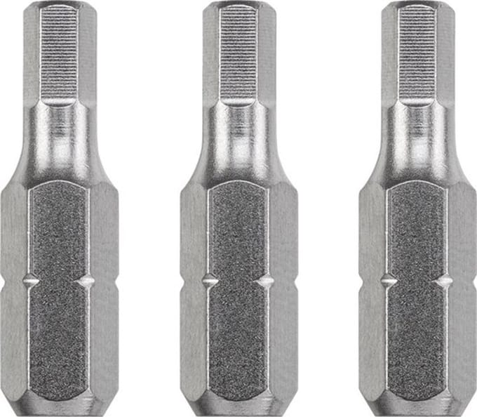 KWB 3 Bits zeskant 25mm 5,0mm