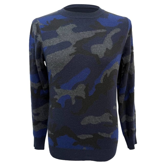 Valentino Garavani camouflage trui in veelkleurige wol