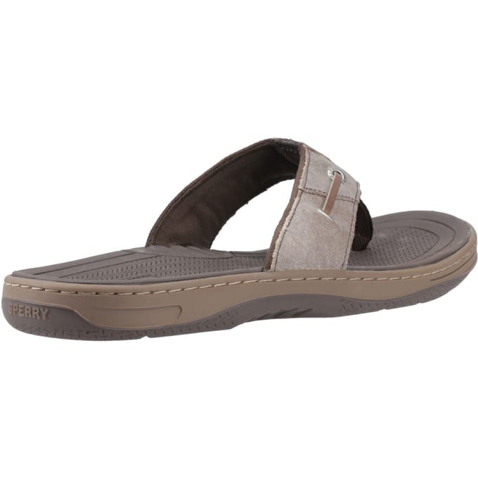 Sperry Batfish Leren Heren Brown Sandalen