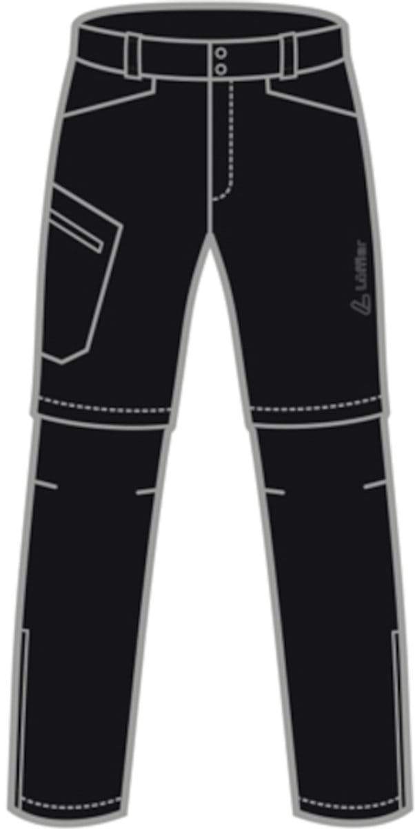 Spodnie trekkingowe z odpinanymi nogawkami M Zip-Off Trekking Pants CSL - czarne