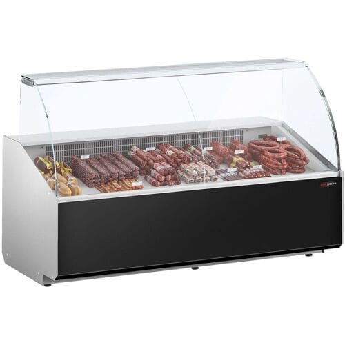 GGM Gastro Kühltheke - 2500mm - Frontblende Schwarz