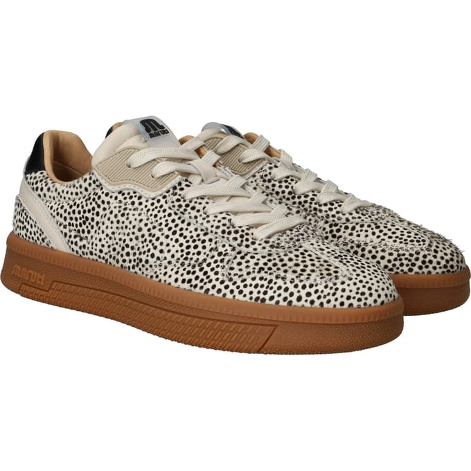 Maruti Yale Sneakers Dames - Leren Sneaker - Beige - Maat 38