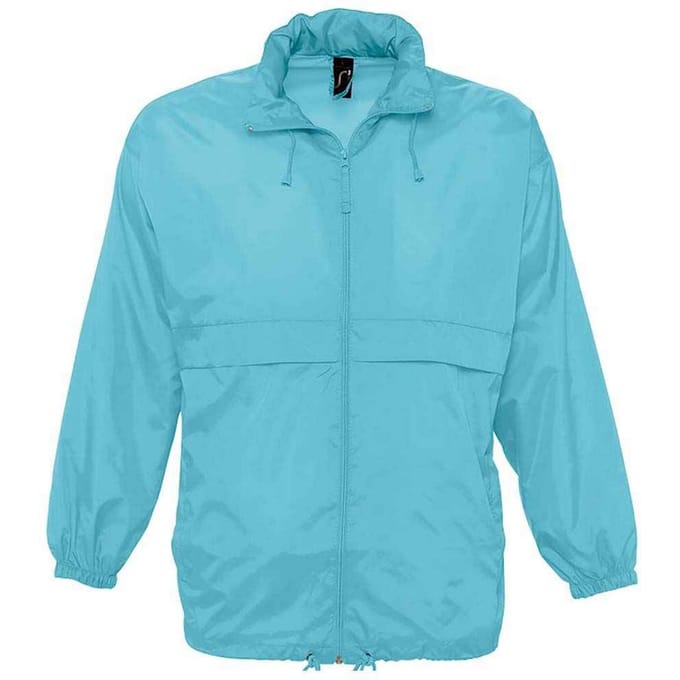 SOLS Windjack voor volwassenen (Atol blauw)