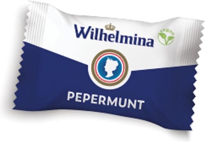 Wilhelmina pepermunt vegan 75 stuks