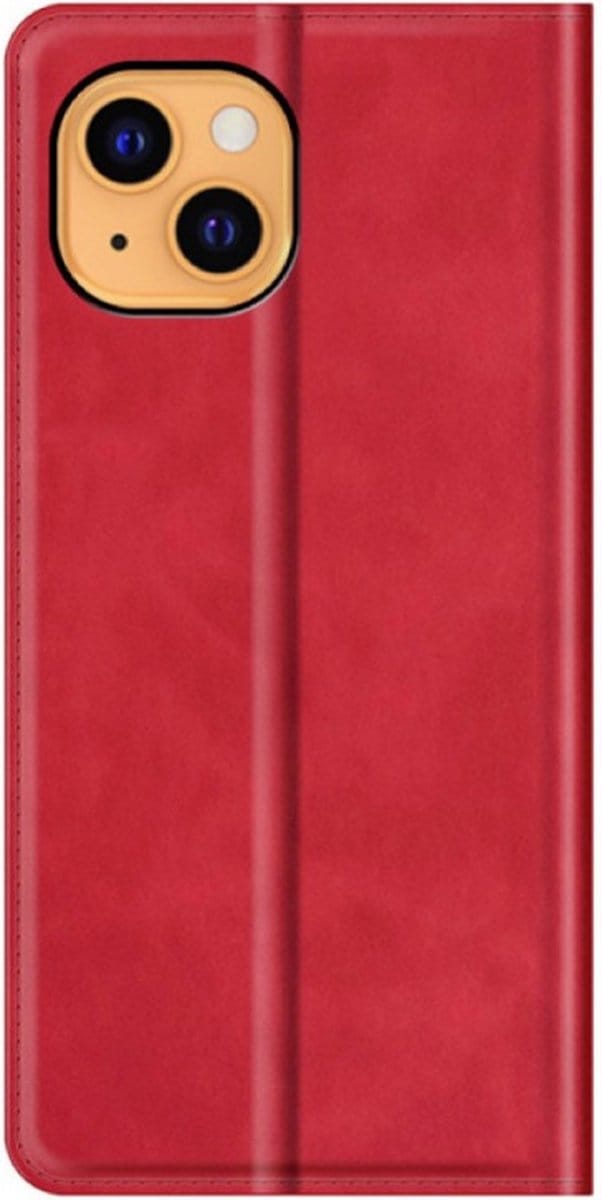 Casecentive - Magnetische Leren Wallet - iPhone 14 Pro - rood