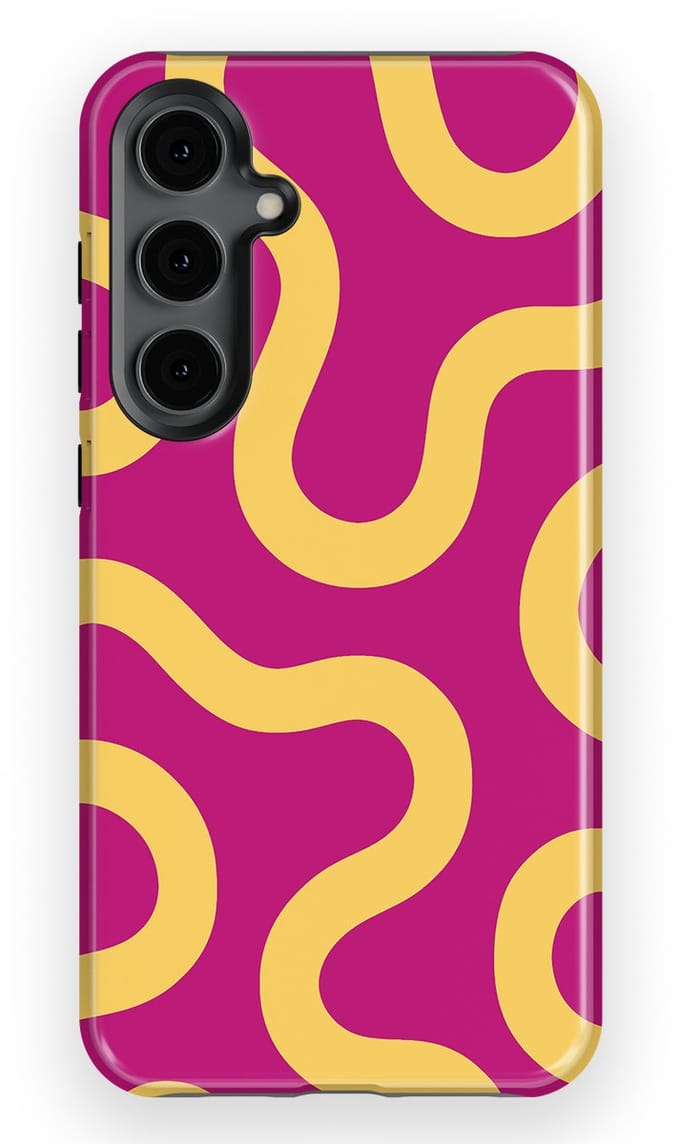 DripCase Motion Flow Tough Hoesje Samsung Galaxy S24 Plus | Backcover met Mag | Trendy Design | Valbescherming | Candy Current