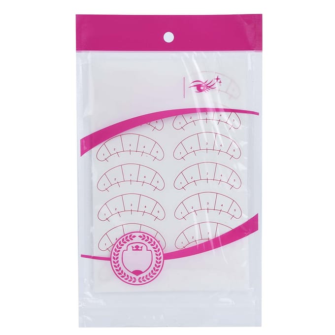 140PCS Autocollant Adhésif Extension de Cils Coussinets de Positionnement d'Isolation pour Cils Outil white