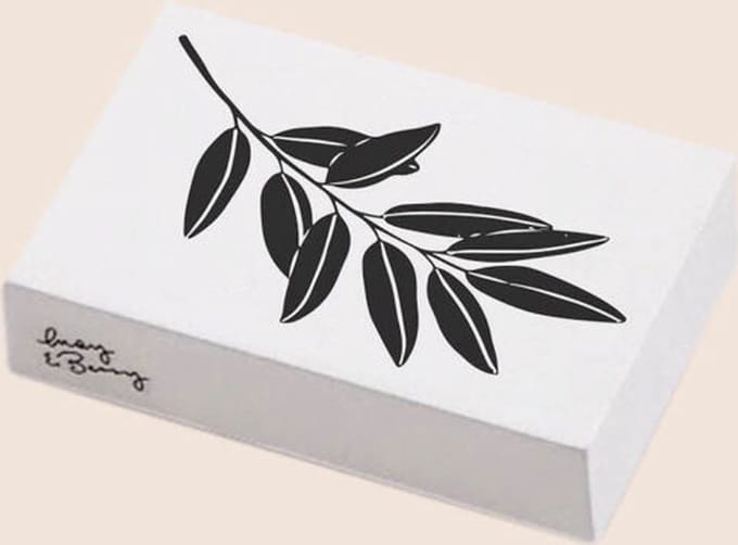 Colop May & Berry Stempel | Olive Branch | 3.5 x 5.5 cm