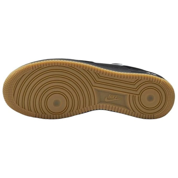 Nike Air Force 1 07 LV8 Zwart Gum Heren Sneakers Wit Gum-Lichtbruin IB6388-001 44.5 black