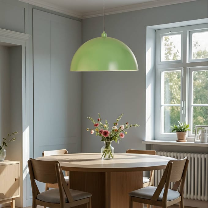 Opviq Hanglamp Kure, mintgroen, metaal, Ø 60 cm, E27