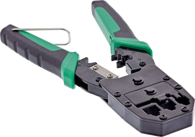InLine® modulaire krimptang, voor RJ11, RJ12, RJ45 stekkers