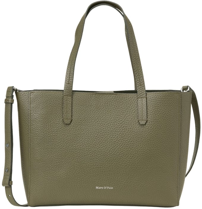 Marc O'Polo Schoudertas Busin Shopper Dark Mossy Olive Donkergroen