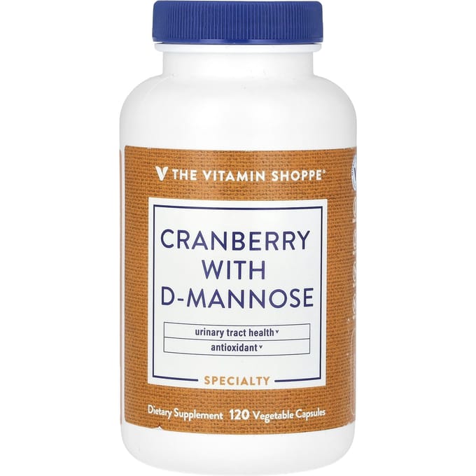 Cranberry met D-Mannose, 120 Veggie Capsules