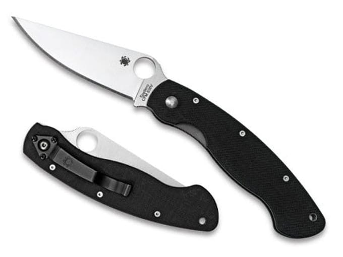 Spyderco Zakmes Military Black CPM S30V PE