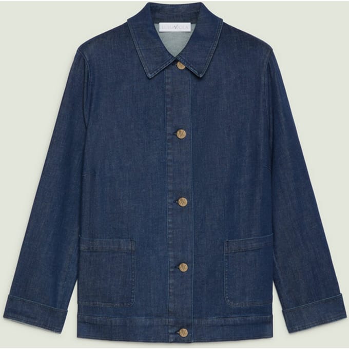 jack in denim blauw vrouw