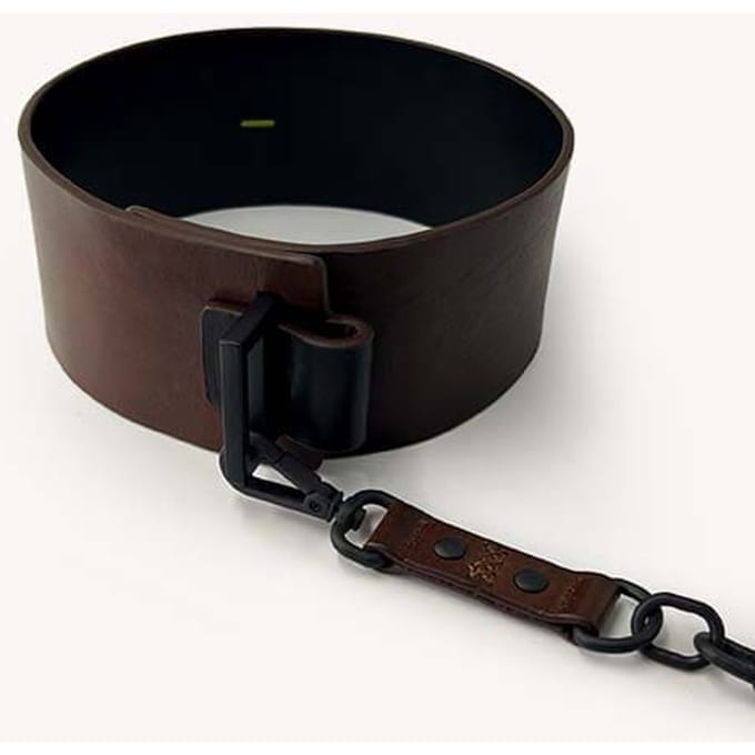 SPNKD | Choke   Chain | BDSM Collar | Chocolate size S size S