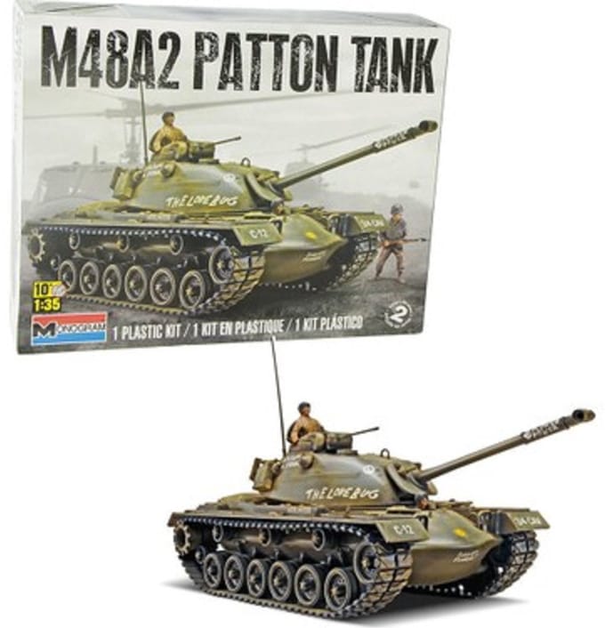 Revell Modelbouwpakket Militaire voertuigen - 17853 M-48 A-2 Patton Tank Plastic - 1:35 - Modelbouw