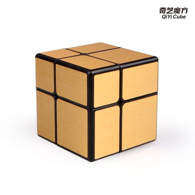 Cube Miroir 2x2 3x3 Or et Argent Cube Anti-Stress Forme Spéciale Cube de Vitesse Jouet Puzzle Puzzle Enfant Jouet Cadeau
